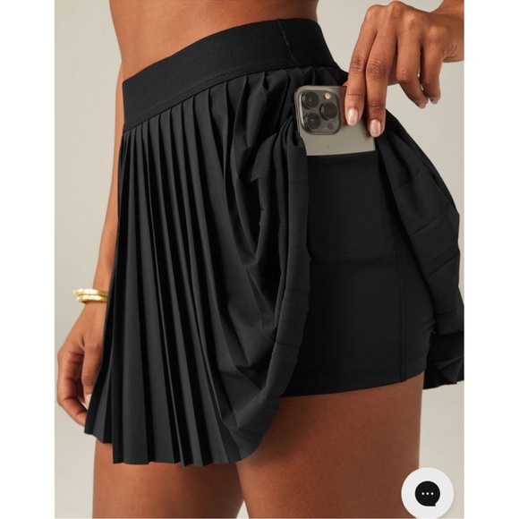 Beyond Yoga Dresses & Skirts - Beyond Yoga If You Pleats Tennis Skirt Womens | Black Athletic Athleisure